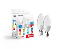 Duo-pack LED Lamps Luxram Candle